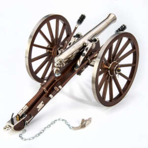 TRADITIONS MINI CANON NAPOLEON III NICKEL