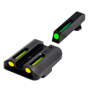 TFO TRITIUM/FIBER-OPTIC DAY/NIGHT SIGHT – GLOCK LOW, GREEN/YELLOW