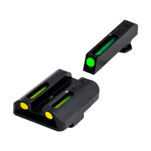 TFO TRITIUM/FIBER-OPTIC DAY/NIGHT SIGHT – GLOCK HIGH, GREEN/YELLOW
