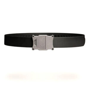 APOGEE BELT – GRAY BUCKLE, BLACK BELT, FULLY ADJUSTABLE, 50″