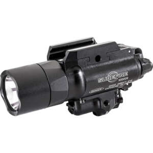 X400T-A WEAPONLIGHT – BLACK, 650 LUMENS, 66000 CANDELA, RED LASER