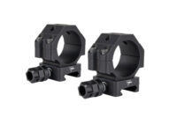 SCOPE RINGS W/ Q-LOC - BLACK, LOW, FITS 35MM TUBES, 1"H