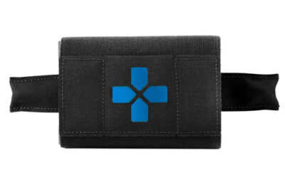 THE MICRO TRAUMA KIT NOW! COMPLETE KITS - BELT MOUNT, ESSENTIAL SUPPLIES, BLACK