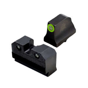 R3D 2.0 SUPPRESSOR HEIGHT NIGHT SIGHTS - GLOCK 20/21, GREEN TRITIUM