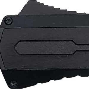 Zastava A7 OTF Knife – Tactical Black Wood | S35VN Spear Point Blade