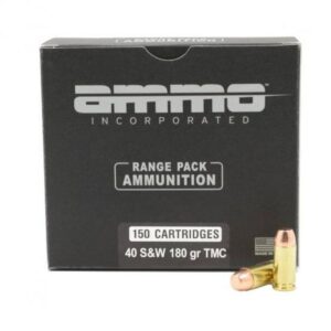Ammo Inc Signature Range .40 S&W Handgun Ammo – 180 Grain | TMC | 150rd Box