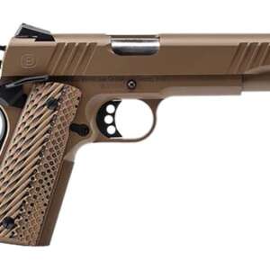 Bersa B1911 Pistol – FDE | .45 ACP | 5″ Barrel | 8rd | FDE Grips