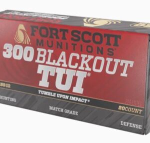 Fort Scott Munitions 300 Blackout Rifle Ammo – 150gr | 20rd Box