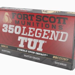 Fort Scott Munitions 350 Legend Rifle Ammo – 125gr | 20rd Box