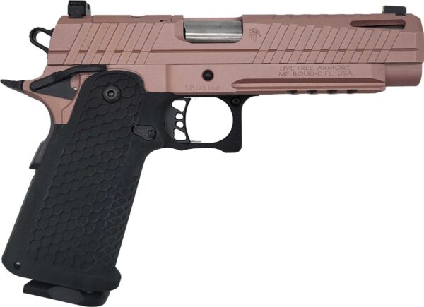 LFA Apollo 11 Full Size Pistol – 9mm | Rose Blush | 5″ | 1x17rd Mag