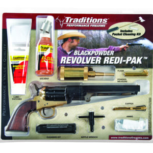 TRADITIONS 1851 NAVY .44 BL/WD PKG BRASS