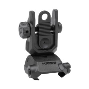 KRISS USA REAR FLIP-UP SIGHT BLK STEEL