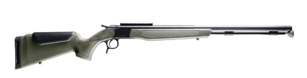 CVA OPTIMA .50CAL BLK/ODG RAIL