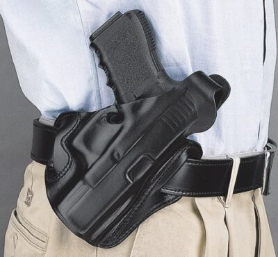 DESANTIS THUMB BREAK SCABBARD – RH OWB LEATHER GLK 192336 BL