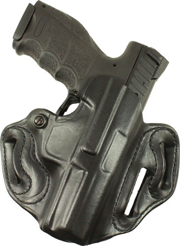 DESANTIS SPEED SCABBARD HOLSTR – RH OWB LEATHER JUDGE 3″ BLK
