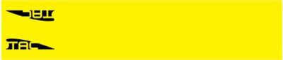 TAC VANES STANDARD ARROW WRAP – 4.675″ YELLOW 13 PACK