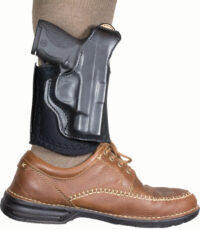 DESANTIS DIEHARD ANKLE HOLSTER – RH LEATHER SIG P365 BLACK