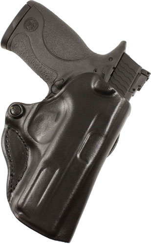 DESANTIS MINI SCABBARD HOLSTER – RH OWB LEATHER SIG P365 BLACK