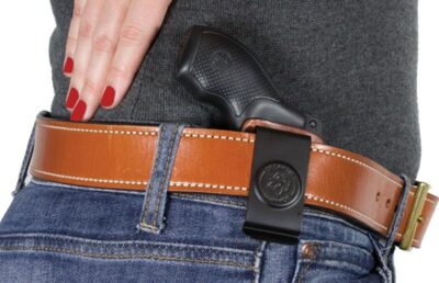 DESANTIS SUMMER HEAT HOLSTER – IWB RH LEATHER S&W J 2″ TAN