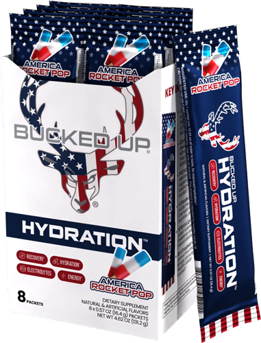 BUCKED UP HYDRATION 2.0 – ROCKET POP 8 COUNT