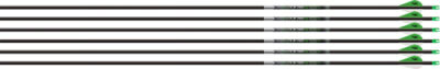 EASTON AXIS 5MM 400 W/ HALFOUT – 6-PACK W/ 2″ BLAZER VANES