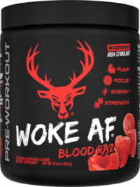 BUCKED UP PRE-WORKOUT WOKE AF – BLOOD RAZ 30 SERVINGS