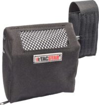 TACSTAR UNIVERSAL BRASS – CATCHER W/VELCRO STRAPS BLACK