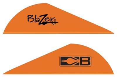 BOHNING BLAZER VANES – 2″ SOLID NEON ORANGE 36PK