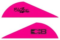 BOHNING BLAZER VANES – 2″ SOLID HOT PINK 100PK