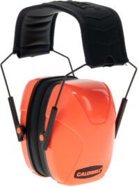 CALDWELL YOUTH PASSIVE EARMUFF – HOT CORAL