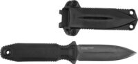 SOG KNIFE PENTAGON FX COVERT – 3.41″ DBL EDGE BLADE BLACKOUT