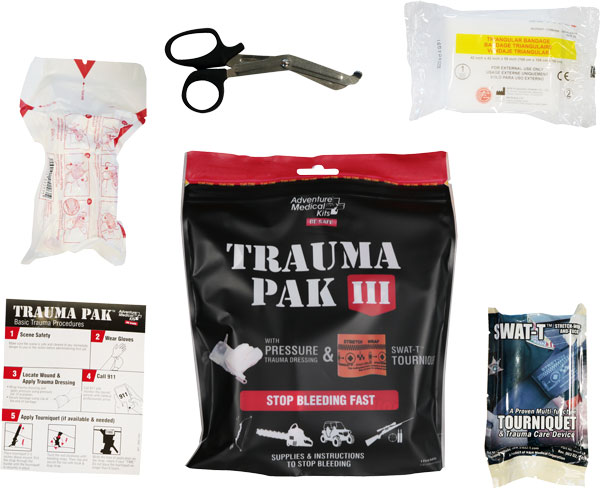ARB TRAUMA PAK III W/DRESSING – & SWAT TOURNIQUET
