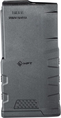 MFT MAGAZINE AR10/SR25 7.62X51 – 308 WIN 20RD BLACK POLYMER