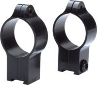 TALLEY RINGS LOW 1″ CZ 452455 – 512513 11MM DOVETAIL BLACK