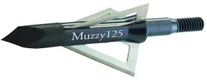 MUZZY BROADHEAD STANDARD – 3-BLADE 125GR 1 3/16″ CUT 6PK