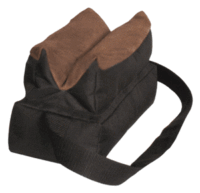 TOC FATBAG BENCH BAG FILLED – BLACK FABRIC/LEATHER W/STRAP