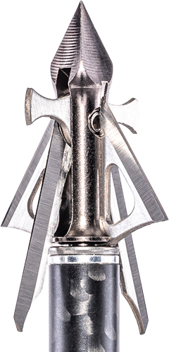MUZZY BROADHEAD TROCAR HBX – XBOW HYBRID 4-BLD 1 5/8″ 3PK