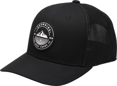 BROWNING CAP SOUTH SLOPE MESH – BACK BG CIRCLE LOGO CHARCOAL