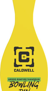 CALDWELL AR500 RIMFIRE BOWLING – PIN TARGET 1/4″ YELLOW