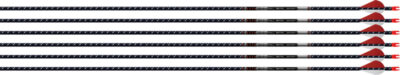 EASTON ARROW 5MM FMJ 500 – 6-PACK W/ 2″ BLAZER VANES