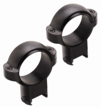 BURRIS ZEE RINGS 1" HIGH - STEEL GLOSS