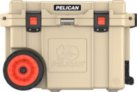 PELICAN COOLERS IM 45 QUART – ELITE TAN W/ WHEELS