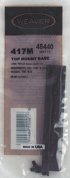 WEAVER BASE TOP MOUNT #417M – 1PC MOSSBERG 500 MATTE