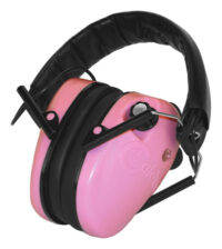 CALDWELL E-MAX EAR MUFF – LOW PROFILE ELECTRONIC PINK