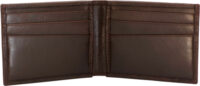 CAMELEON S&W MEN'S FRONT POCKT - BI-FOLD WALLET BROWN