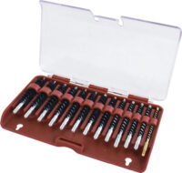 TIPTON 13-PIECE NYLON RIFLE – BORE BRUSH SET W/STORAGE CASE