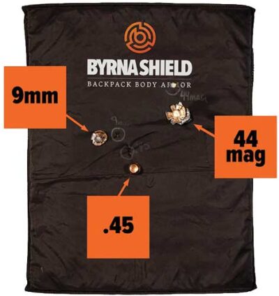 BYRNA SHIELD FLEXIBLE LEVEL – IIIA BACKPACK INSERT 10″X12″