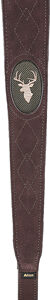 ALLEN SUED DEER HEAD SLING W/ – SWIVELS  BROWN LEATHER