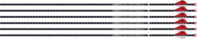 EASTON ARROW 4MM FMJ 300 – 6-PACK W/ 2″ BLAZER VANES