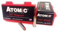 ATOMIC 357 MAG 158GR JHP – 50RD 10BX/CS